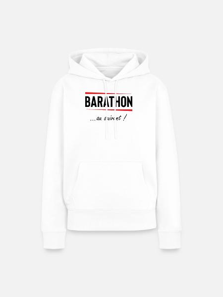 Barathon zum nächsten! Alkohol - Frauen Premium Bio Hoodie - Weiß