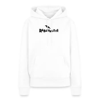 Rabenmutter - Mutter - Mama - Mami - Rabe - Frauen Premium Bio Hoodie - Weiß - Vorne - Julia (174cm)