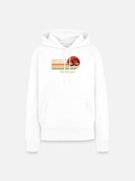 Level 05 Freigeschaltetes Retro-Grafikdesign - Frauen Premium Bio Hoodie - Weiß