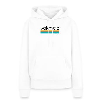 Valence - Espagne - Espagne - Espagne - Sweat à capuche Premium bio Femme - blanc - Devant - Julia (174cm)