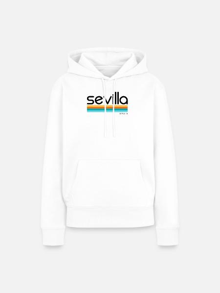 Sevilla - Spain - Spanien - Espana - Frauen Premium Bio Hoodie - Weiß