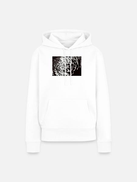 Lichtspiele 5 - Frauen Premium Bio Hoodie - Weiß