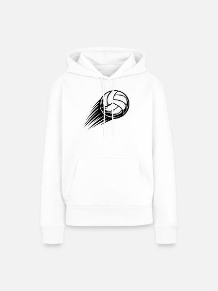 Volleyball Ball - Frauen Premium Bio Hoodie - Weiß