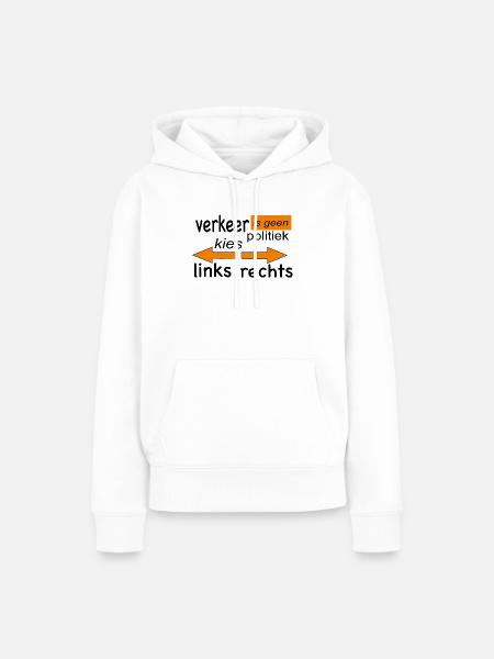 Verkehr - Frauen Premium Bio Hoodie - Weiß