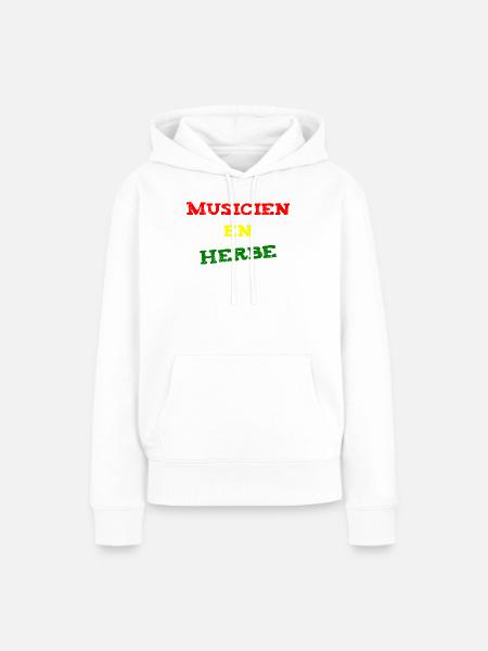 ANGEHENDER MUSIKER! (Reggae, Ska, Dub) - Frauen Premium Bio Hoodie - Weiß