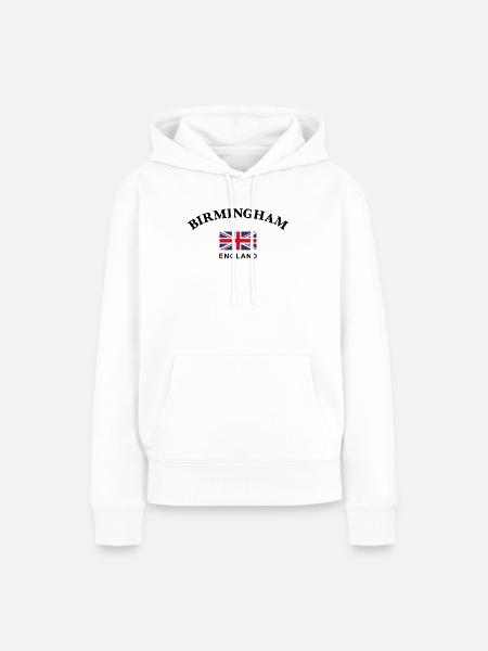 Birmingham, England - Frauen Premium Bio Hoodie - Weiß