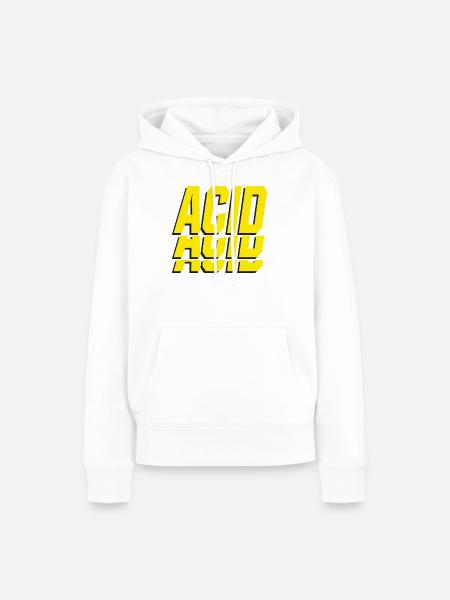 SÄURE - Frauen Premium Bio Hoodie - Weiß