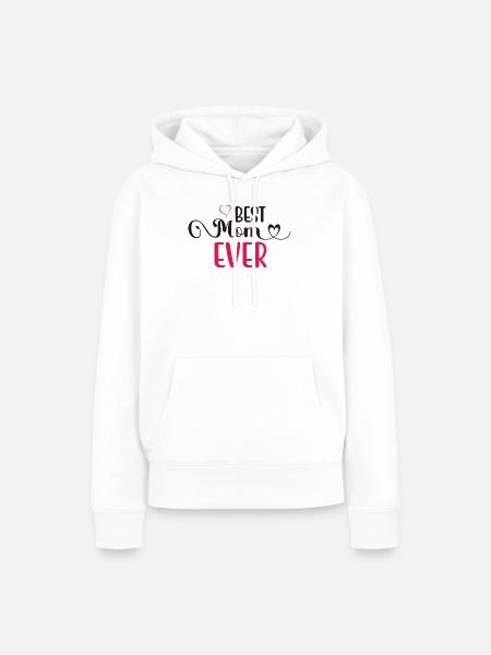 Die beste Mutter aller Zeiten - Frauen Premium Bio Hoodie - Weiß