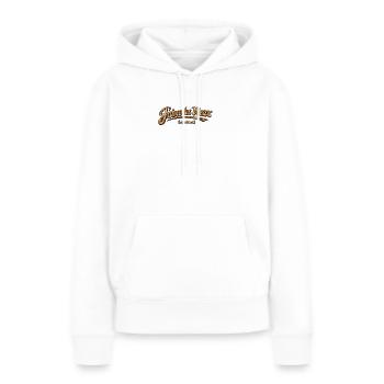 Ich liebe alte, rostige Trucks - Frauen Premium Bio Hoodie - Weiß - Vorne - Julia (174cm)