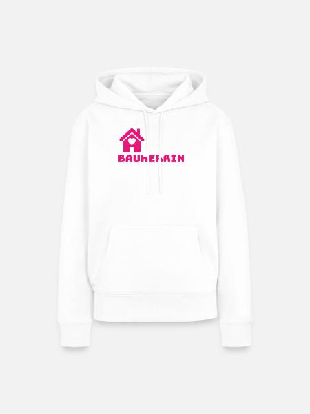 Bitte Design hochladen - Frauen Premium Bio Hoodie - Weiß