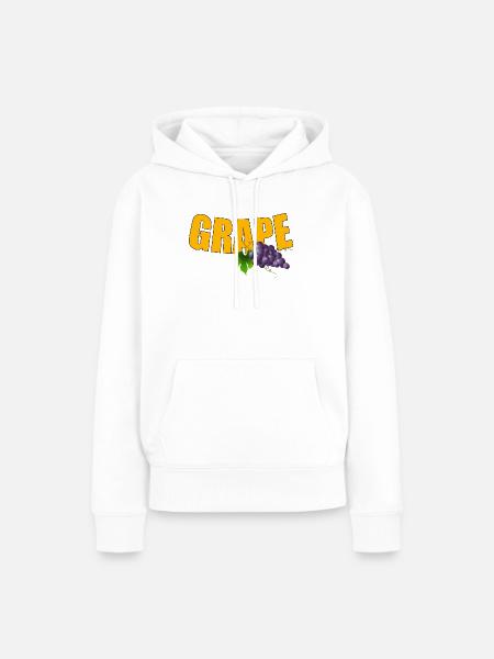 GRAPE - Frauen Premium Bio Hoodie - Weiß