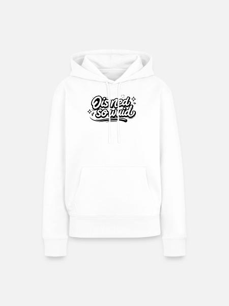 Ois ned so Wuid - Frauen Premium Bio Hoodie - Weiß