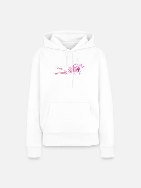 Einfach Diving zeitloses Design - Frauen Premium Bio Hoodie - Weiß