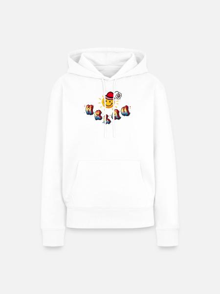 Karneval Helau - Frauen Premium Bio Hoodie - Weiß