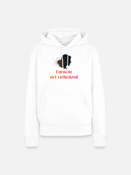 Nicht optimiert - Frauen Premium Bio Hoodie - Weiß