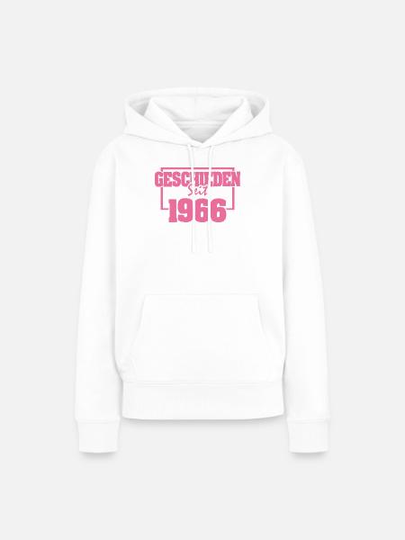 Single 1966 - Frauen Premium Bio Hoodie - Weiß