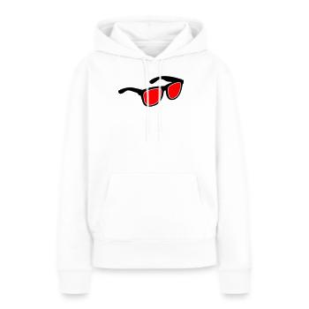 Sonnenbrille - Frauen Premium Bio Hoodie - Weiß - Vorne - Julia (174cm)