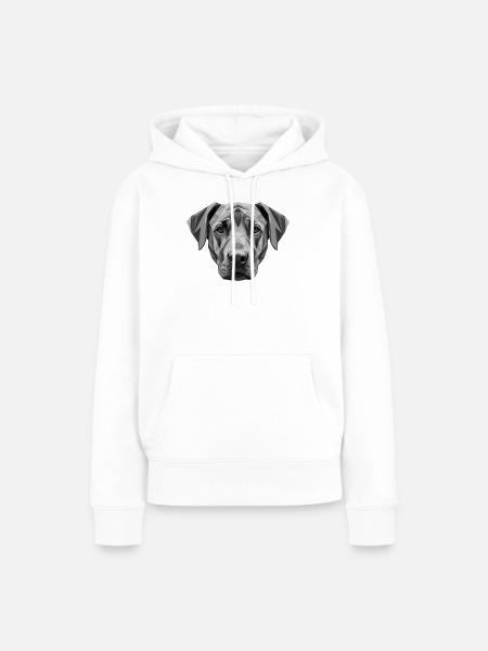 Rhodesian Ridgeback Jagdhund Hunde Stolz Ridgeback - Frauen Premium Bio Hoodie - Weiß