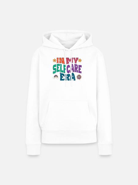 In my Selfcare Era - Frauen Premium Bio Hoodie - Weiß