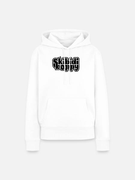 Skibidi Boppy - Frauen Premium Bio Hoodie - Weiß