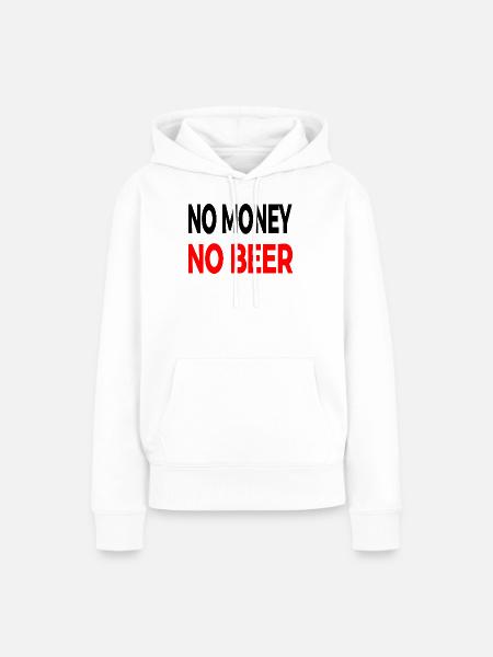 Bier - Frauen Premium Bio Hoodie - Weiß