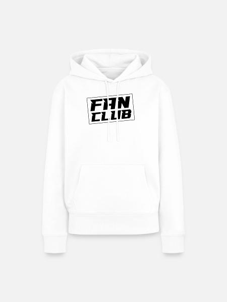 Fan Club - Frauen Premium Bio Hoodie - Weiß