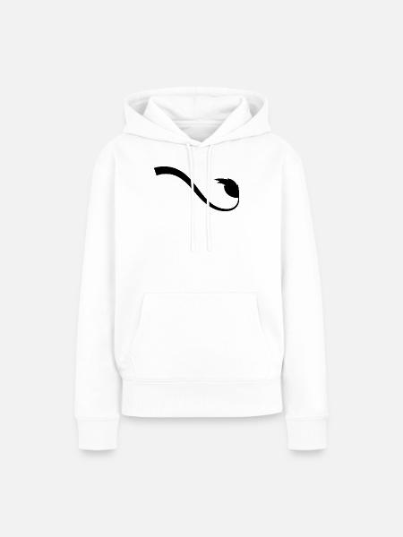 Löwenschwanz - Frauen Premium Bio Hoodie - Weiß