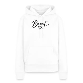 Team Braut - Frauen Premium Bio Hoodie - Weiß - Vorne - Julia (174cm)