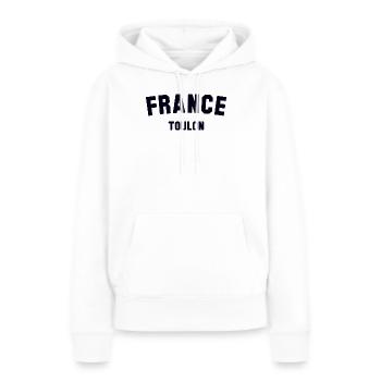 Toulon France Frankreich - Frauen Premium Bio Hoodie - Weiß - Vorne - Julia (174cm)