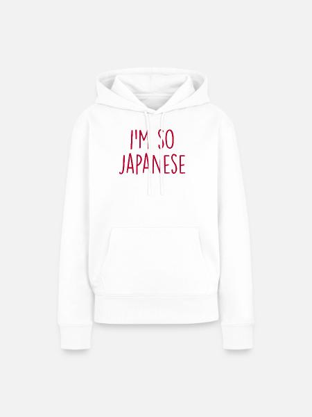 Japanese Japan  - Frauen Premium Bio Hoodie - Weiß