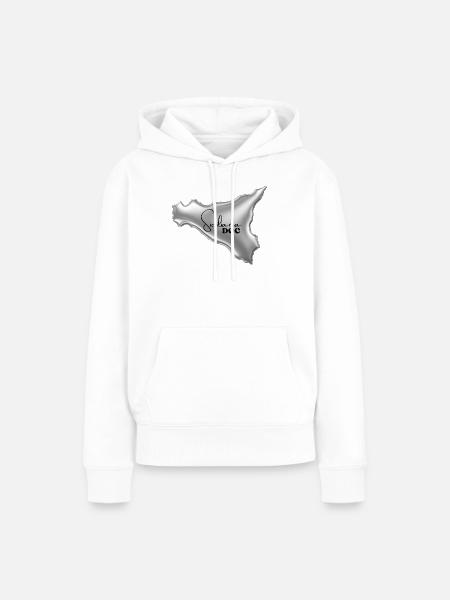 Siciliana Doc Damen & Kinder T-Shirt  - Frauen Premium Bio Hoodie - Weiß