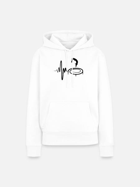 Trampolinspringen Kind - Frauen Premium Bio Hoodie - Weiß