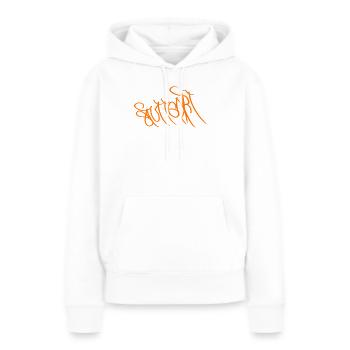 Stuttgart Streetart Souvenir - Frauen Premium Bio Hoodie - Weiß - Vorne - Julia (174cm)