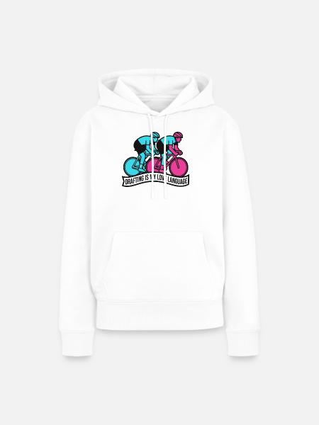 Drafting ist mein Liebessprache-Zyklus - Frauen Premium Bio Hoodie - Weiß