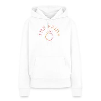 The Bride - Ring - customizable - Women’s Premium Organic Hoodie - white - Front - Julia (174cm)