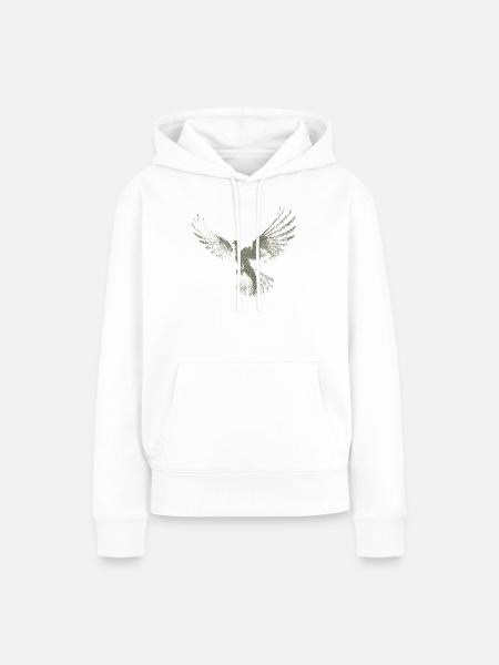 Taube | Heilig-Geist-Hemd | Christliches Symbol - Frauen Premium Bio Hoodie - Weiß