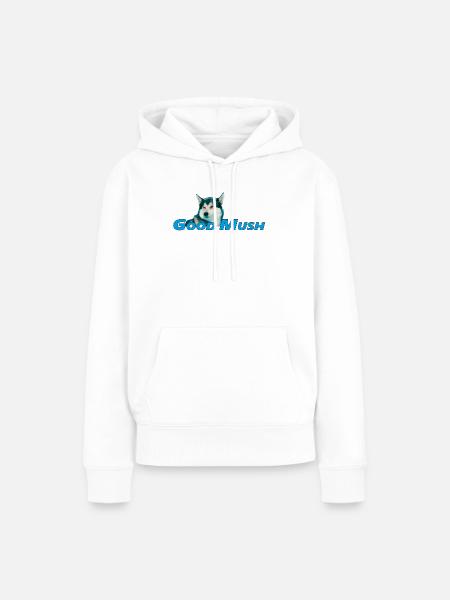 GOOD MUSH - Frauen Premium Bio Hoodie - Weiß