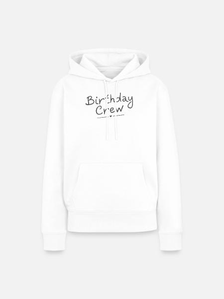 Birthday Crew - Frauen Premium Bio Hoodie - Weiß