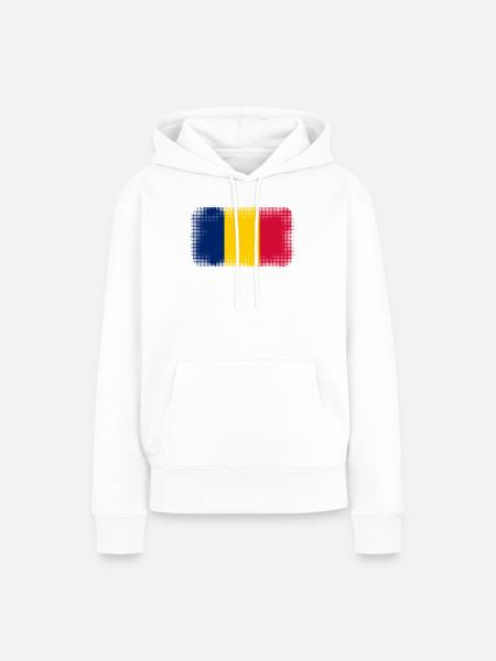 Land Tschad - Frauen Premium Bio Hoodie - Weiß
