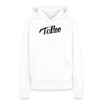 Tattoo - Frauen Premium Bio Hoodie - Weiß - Vorne - Julia (174cm)