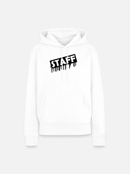 staff - Frauen Premium Bio Hoodie - Weiß