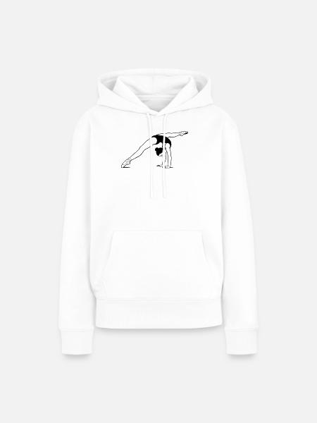 Gymnastik - Frauen Premium Bio Hoodie - Weiß
