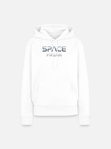 Space Freak Celestial Gradient Tee - Frauen Premium Bio Hoodie - Weiß