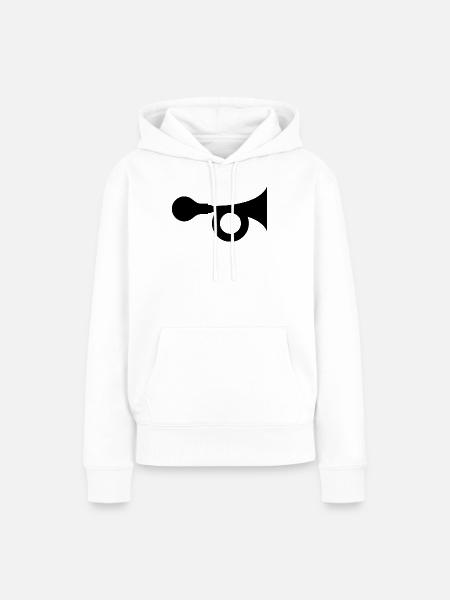 Hupe - Frauen Premium Bio Hoodie - Weiß