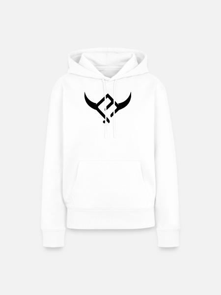 Mariflorstier - Frauen Premium Bio Hoodie - Weiß