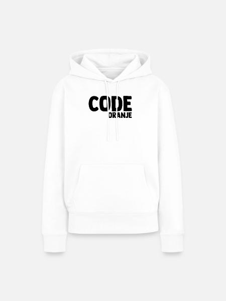Code Oranje - Nederland - Netherlands Niederlande - Frauen Premium Bio Hoodie - Weiß
