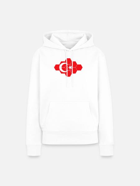 Türkei Turkey - Frauen Premium Bio Hoodie - Weiß