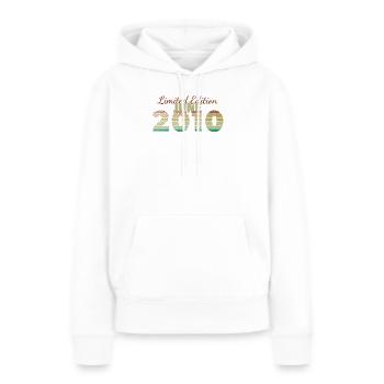 16. Geburtstag Limited Edition (SCR) 06/2010 - Frauen Premium Bio Hoodie - Weiß - Vorne - Julia (174cm)
