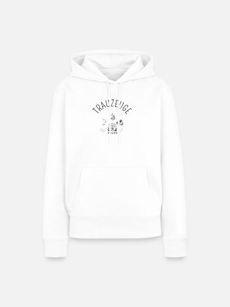 TRAUZEUGE_bundle_ - Frauen Premium Bio Hoodie - Weiß