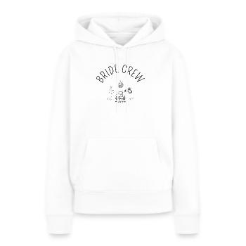 Équipe de mariées de mariage - Clip art - Sweat à capuche Premium bio Femme - blanc - Devant - Julia (174cm)